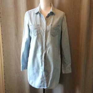 Banana Republic Denim Shirt Dress Size M